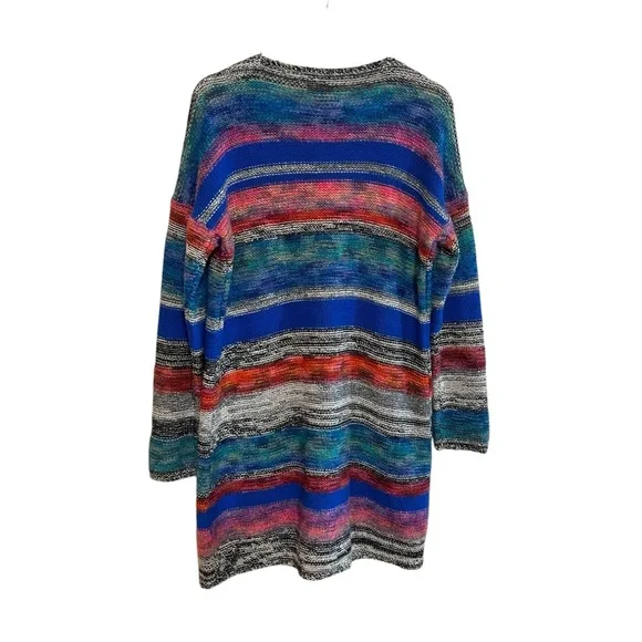 Sundance PS merino wool knit sweater cardigan horn toggle closure multi color - Picture 3 of 13